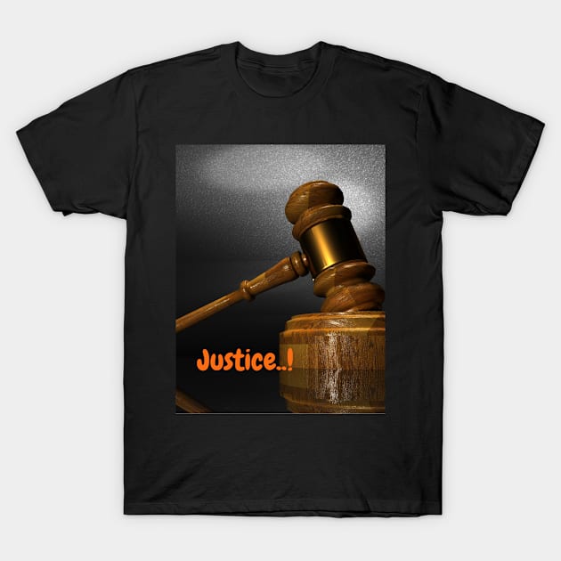 justice T-Shirt by Pirikiti +